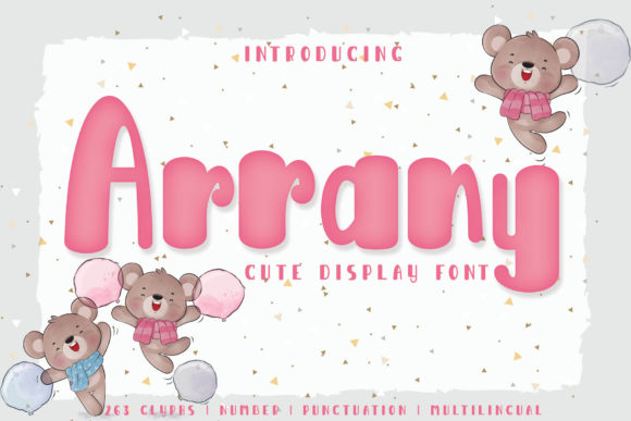 Arrany: A Playful Display Font for Creative Projects