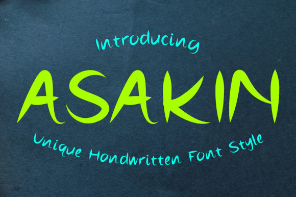 Asakin: A Chic Display Font for Branding and Design