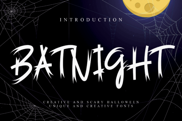 Batnight: A Cool Display Font for Creative Projects