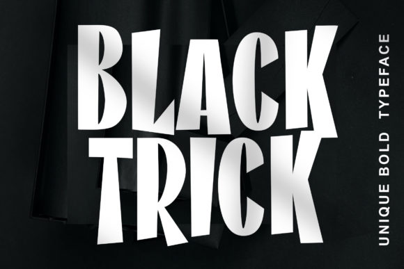 Black Trick Font for Bold Web Design and Branding