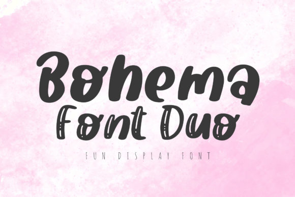 Bohema: A Whimsical Display Font for Creative Makers