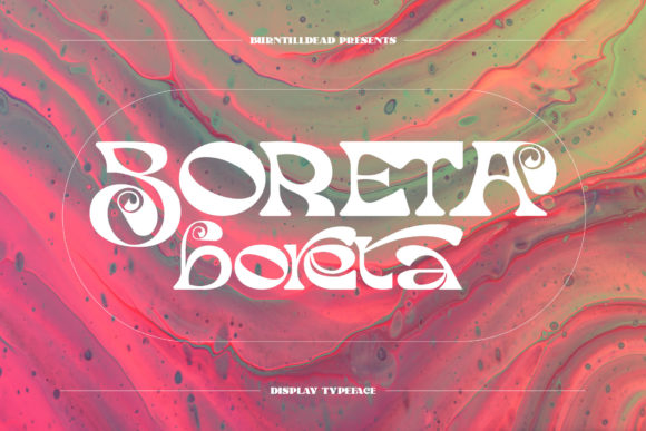 Boreta: A Whimsical Display Font for Creative Makers