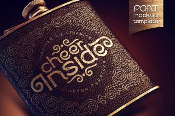 Cheer Inside: A Vintage-Styled Display Font for Editorial Design