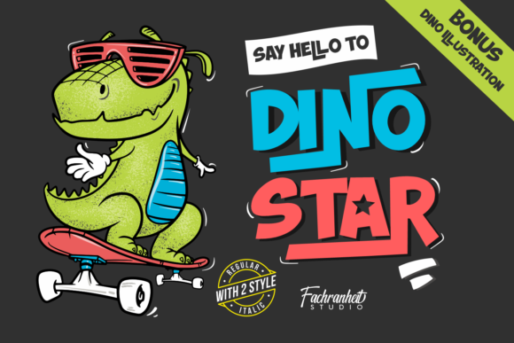 Dino Star Font Review and Download Guide