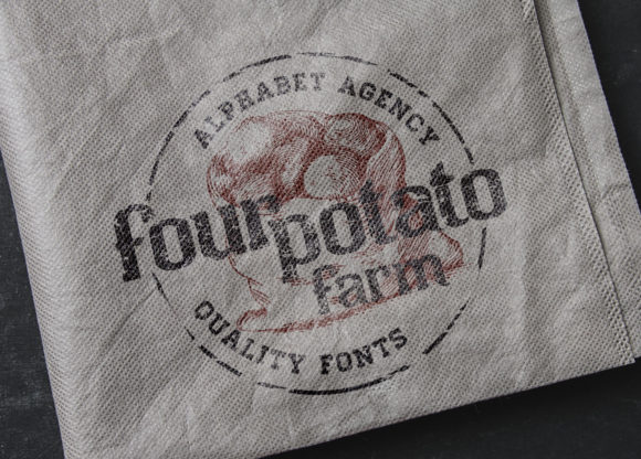 Four Potato Farm: A Bold Display Font for Impactful Campaigns