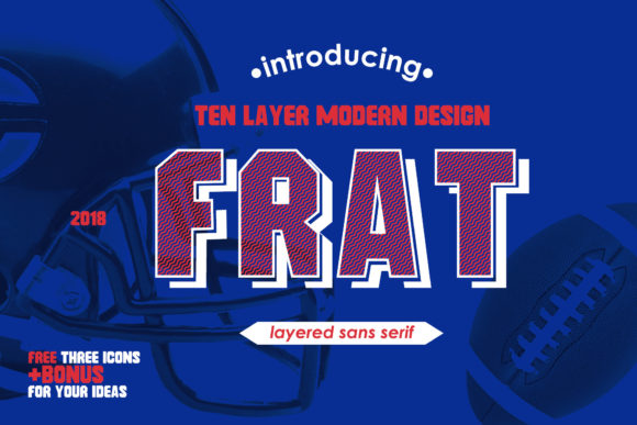 Frat Font for Bold and Attractive Craft Projects