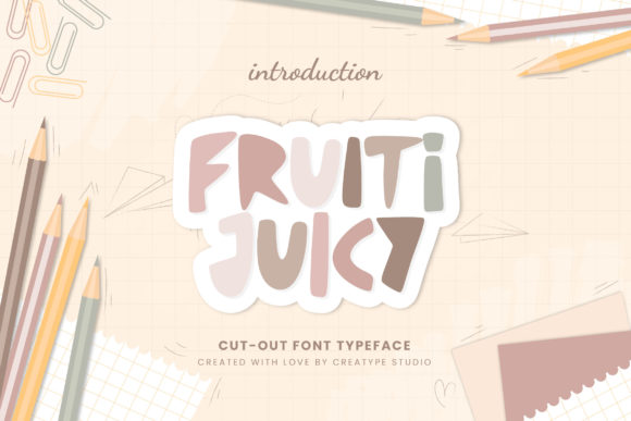 Fruiti Juicy: A Playful Font for Polished Branding