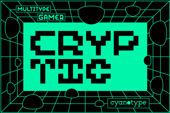 Gamer Cryptic: A Pixelated Font for Trendy Branding