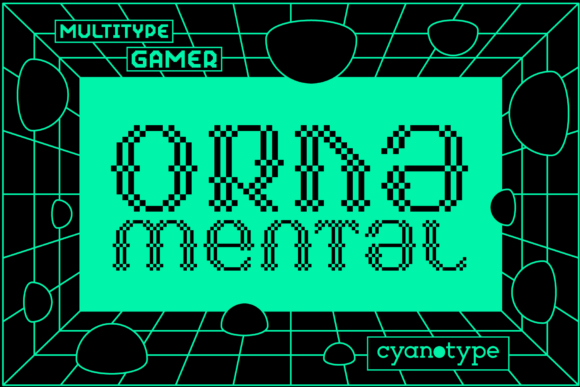 Gamer Ornamental Font for Trendy Branding and Display Needs