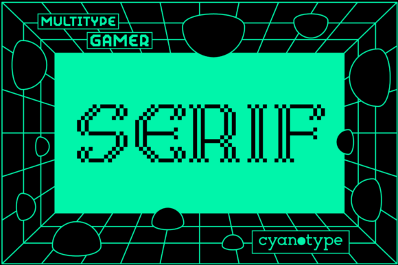 Gamer Serif: A Pixelated Display Font for Bold Editorial Design
