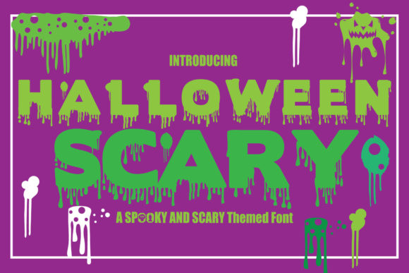 Halloween Scary Font for Spooky Branding Projects
