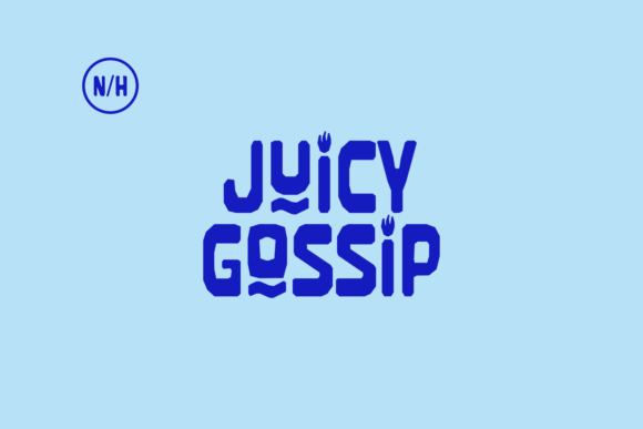 Juicy Gossip Font Review and Free Download