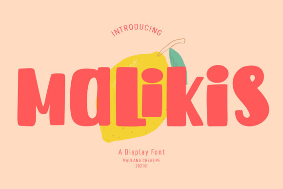 Malikis Font for Bold and Retro Brand Campaigns