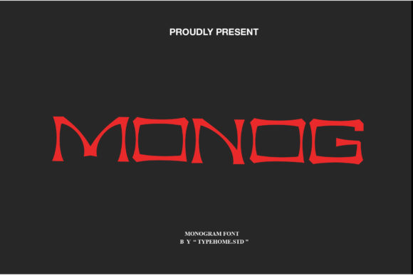 Monog: A Modern Display Font for Professional Branding
