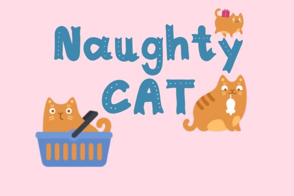 Naughty Cat Font for Playful Branding and Creative Designs