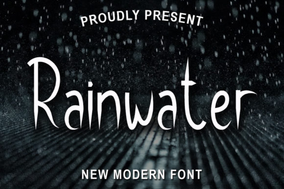Rainwater Font for Modern Branding and Creative Projects