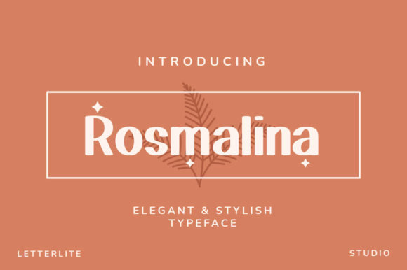 Rosmalina Font for Vintage-Inspired Design Projects