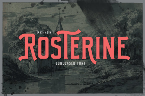 Rosterine Display Font for Modern Web Design