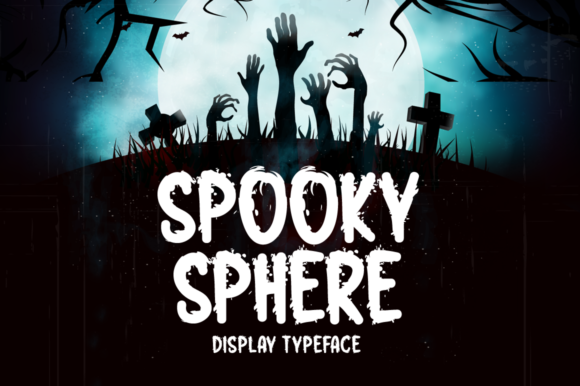 Spooky Sphere Font for Halloween Branding and October Decor