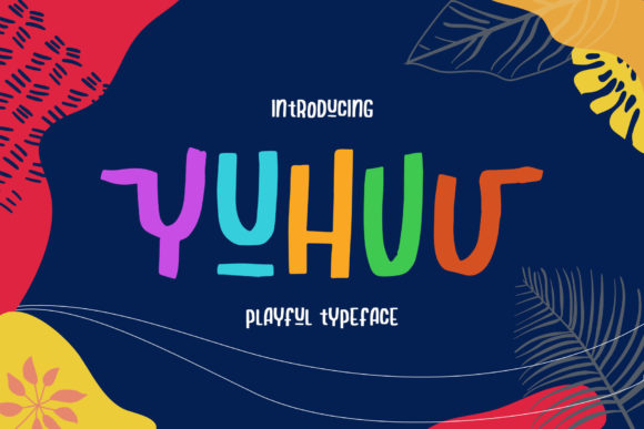 Yuhuu: A Playful Display Font for Editorial Design